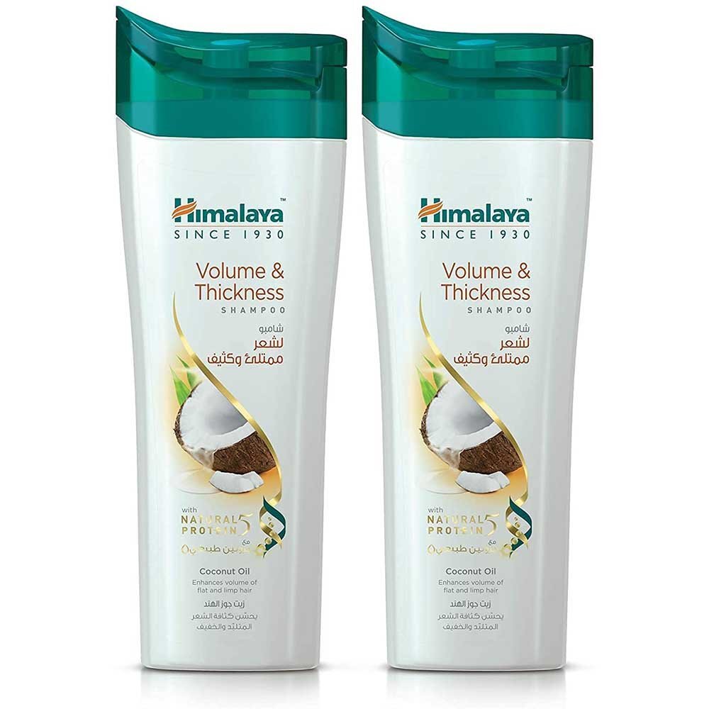 Himalaya Volume and Thickness shampoo For Thick and Bouncy Hair 400ml (Pack  of 2)