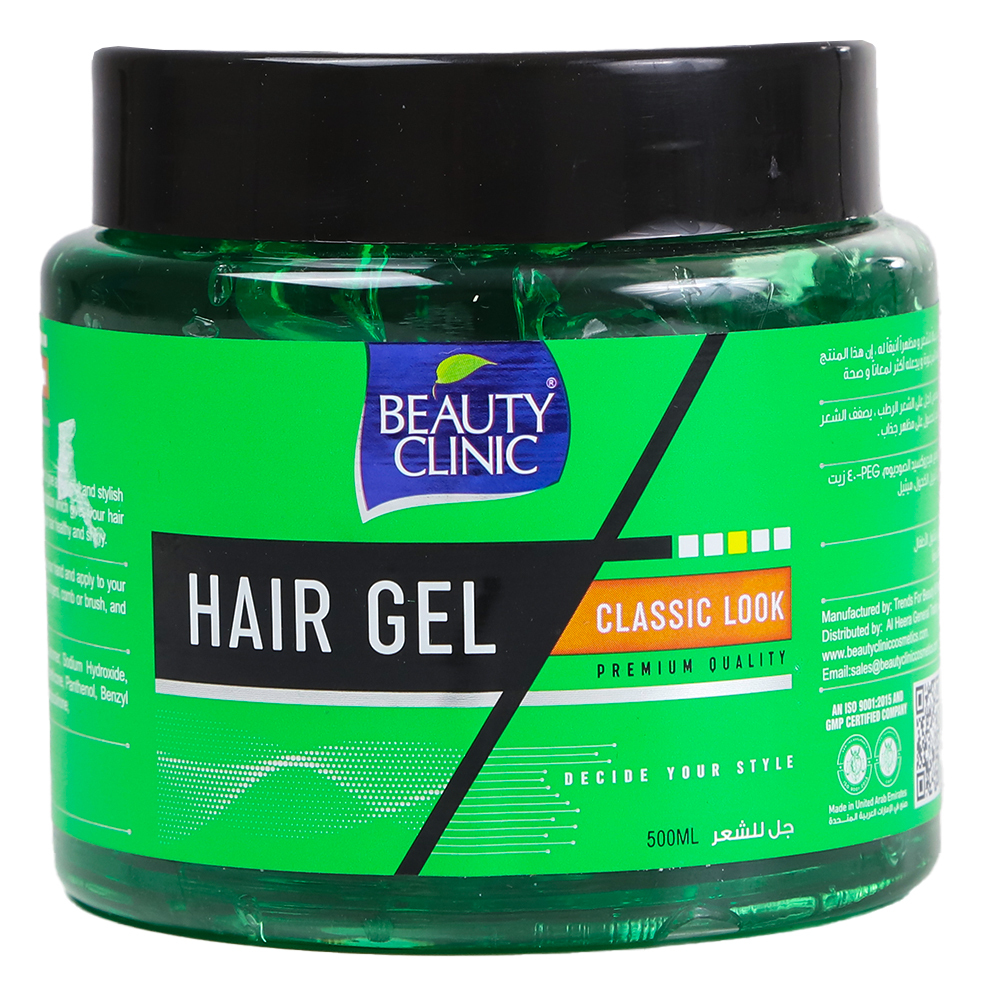 Beauty Clinic Classic Look Hair Gel - 500ml