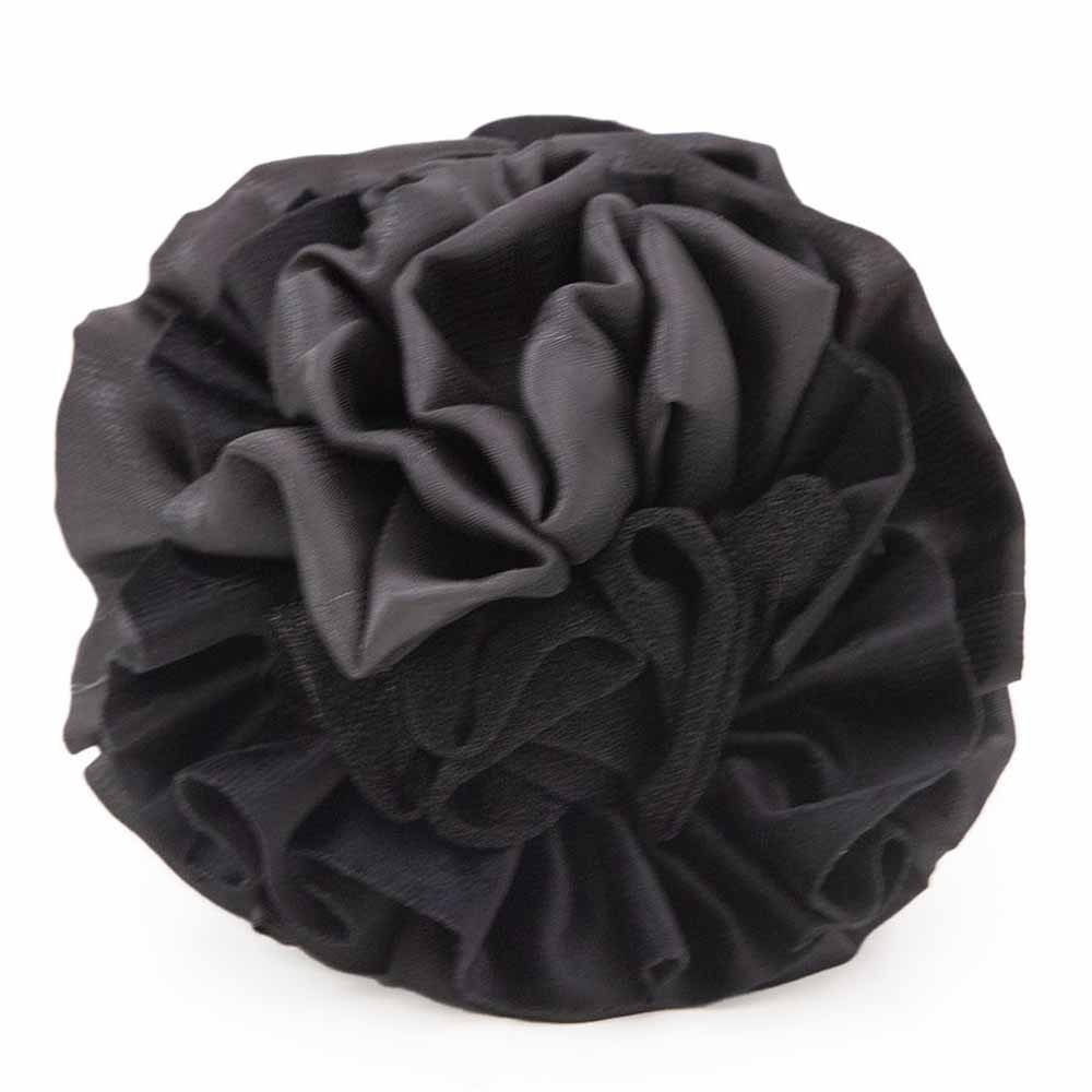 Soft fabric Hair Clips For Girls - Black