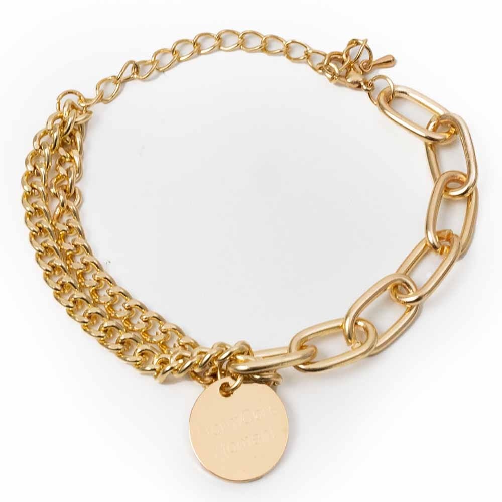 designer gold chain bracelet