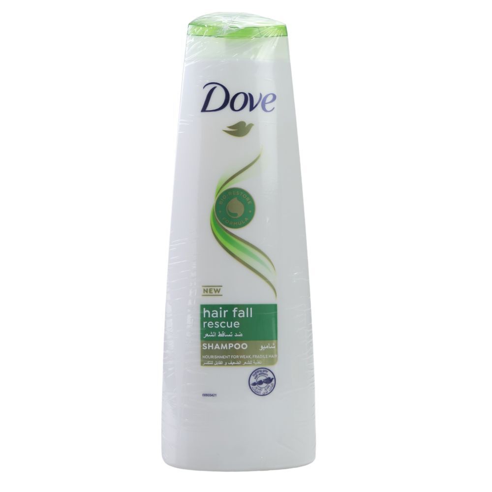 Dove Hair Fall Rescue Hair Shampoo, Nourishment for Weak, Fragile Hair-  2X400 ml