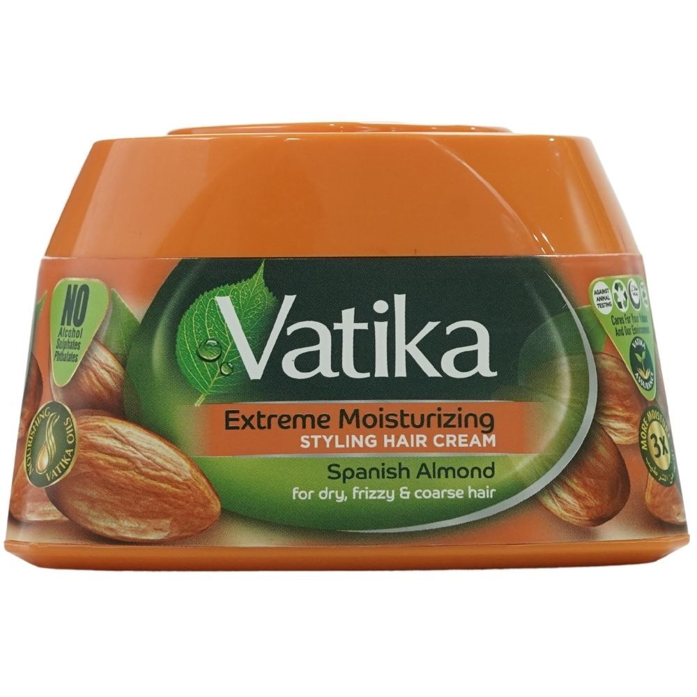 Vatika Extreme Moisturizing Styling Hair Cream with Spanish Almond- 140ml