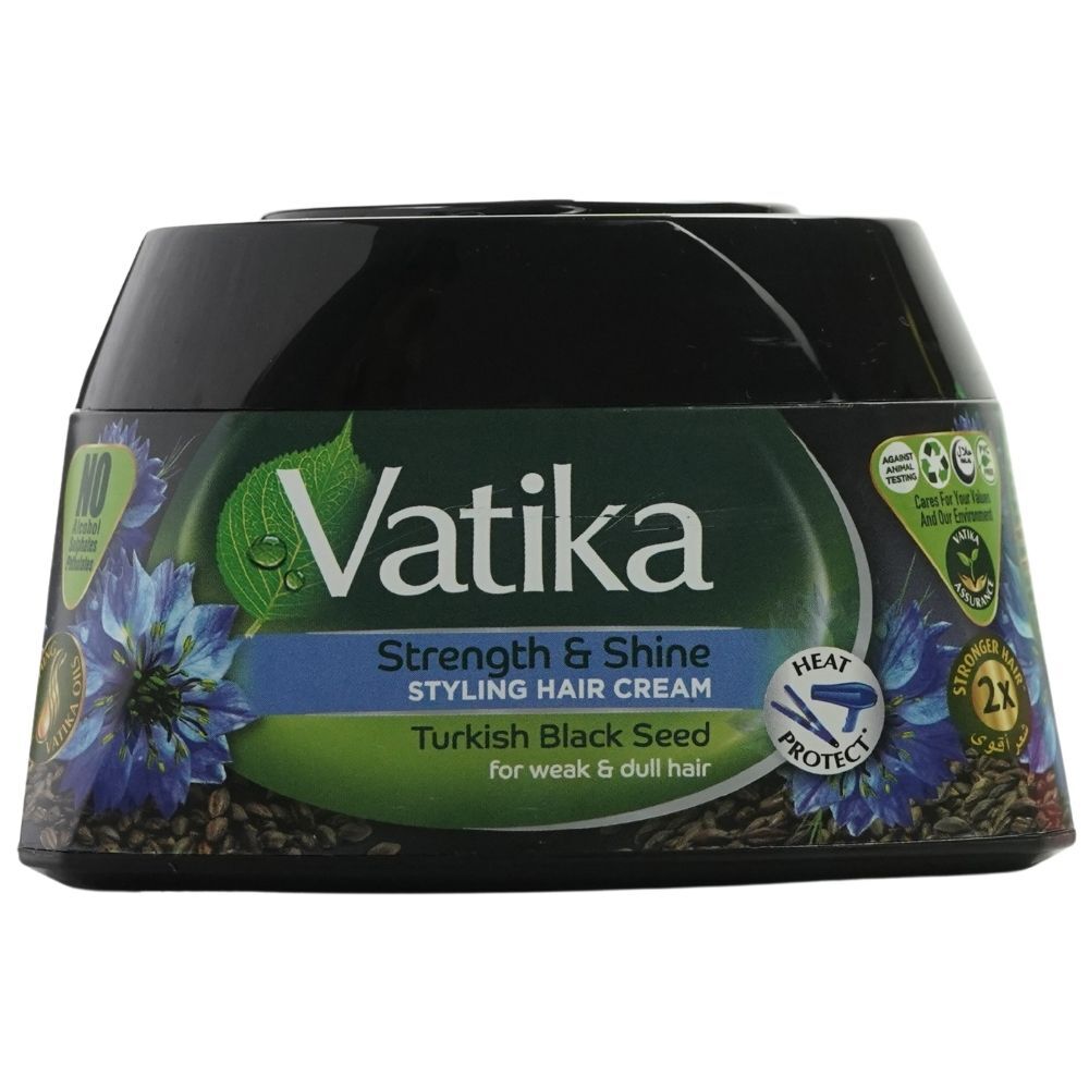 Vatika Strength & Shine Styling Hair Cream with Turkish Black Seed- 140ml